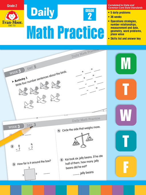 Title details for Daily Math Practice, Grade 2 by Evan-Moor Educational Publishers - Available